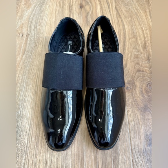 INC International Concepts Men's Kain Patent Loafers - Black, Size 7 NWOB - Picture 3 of 7